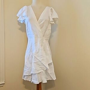 REVES RUFFLE DRESS SIZE MEDIUM